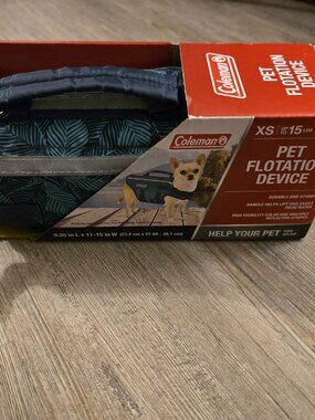 Coleman XS Pet Flotation Device, NIB (up to 15lbs)